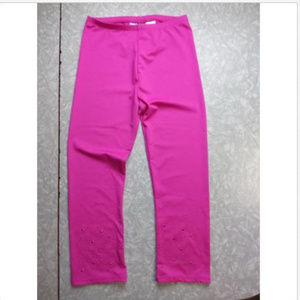 Freestyle Danskin Girl's Pink Dance Pants Sequins